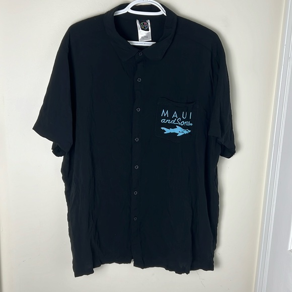 Maui and Sons Men Beach Vibe Hawaiian Shirt Size XL - Picture 1 of 7